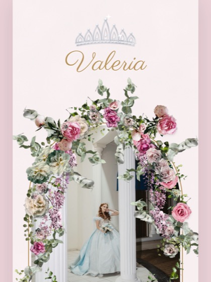Invitación de XV estilo Tradicional — portada